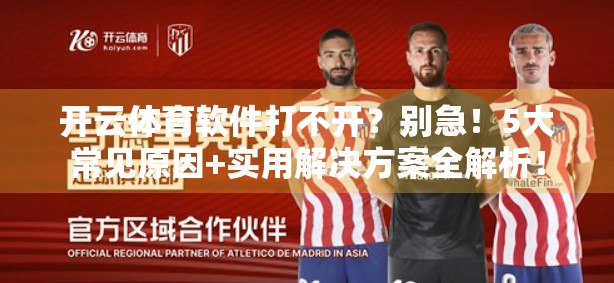 开云体育软件打不开？别急！5大常见原因+实用解决方案全解析！