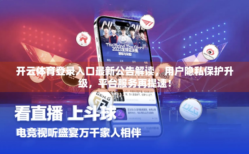 开云体育登录入口最新公告解读，用户隐私保护升级，平台服务再提速！
