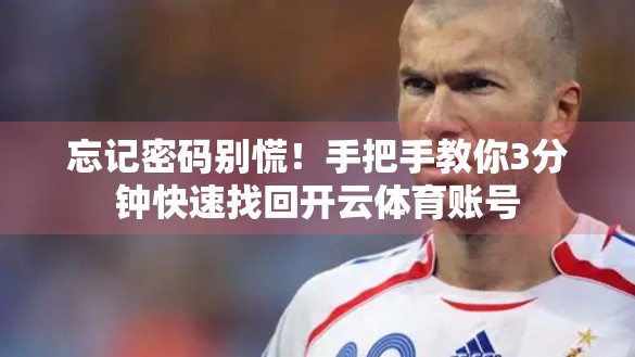 忘记密码别慌！手把手教你3分钟快速找回开云体育账号