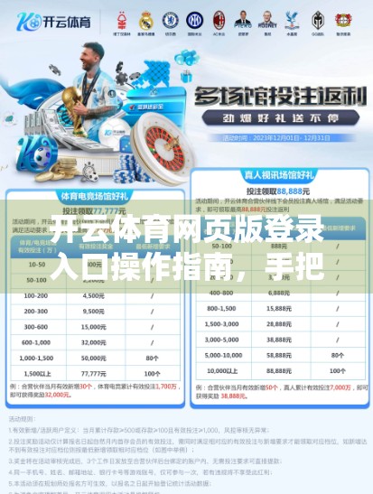 开云体育网页版登录入口操作指南，手把手教你轻松上手，畅享赛事直播与竞猜乐趣！
