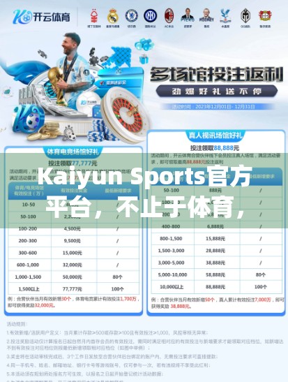 Kaiyun Sports官方平台，不止于体育，打造智慧运动新生态
