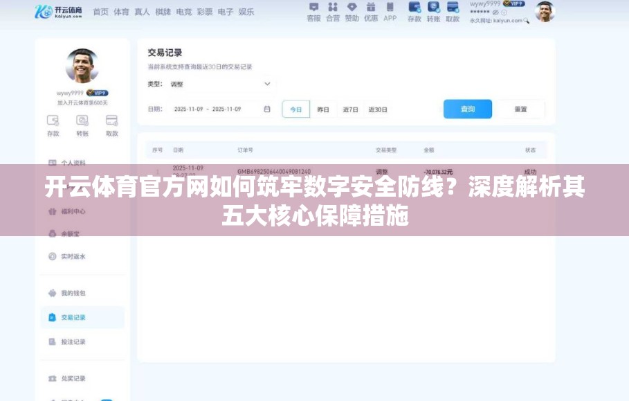 开云体育官方网如何筑牢数字安全防线？深度解析其五大核心保障措施